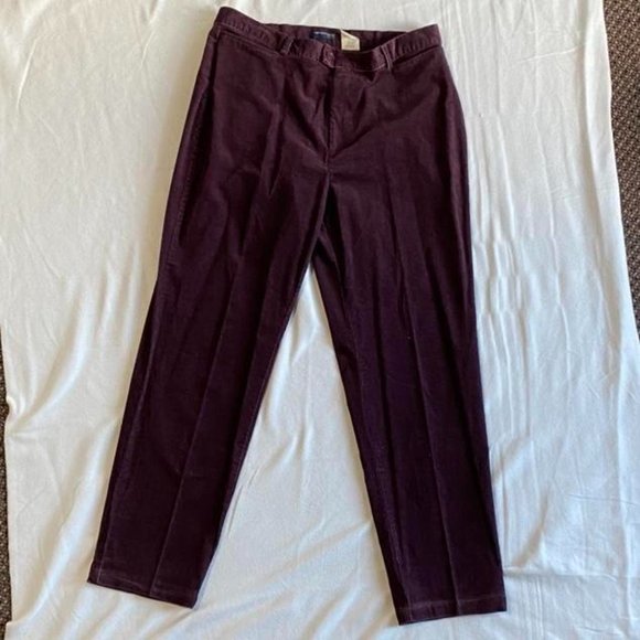 Dockers Corduroy Pants Burgundy/Brown 36x31 - Picture 1 of 3